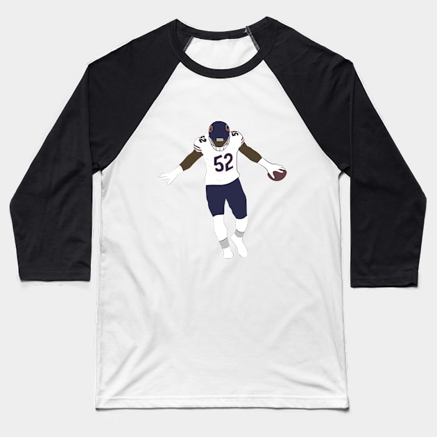 Khalil Mack Baseball T-Shirt by SickSticksCo